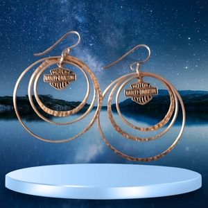 Vintage Harley Davidson Earrings